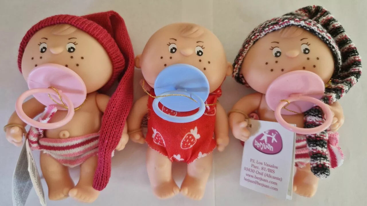 

Игровой набор пупсов Berjuan Minigorditos 170A4 3шт, 12см