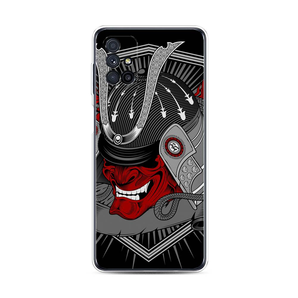 

Чехол на Samsung Galaxy M31s "Красная маска самурая", Белый;красный;черный, 2101450-4
