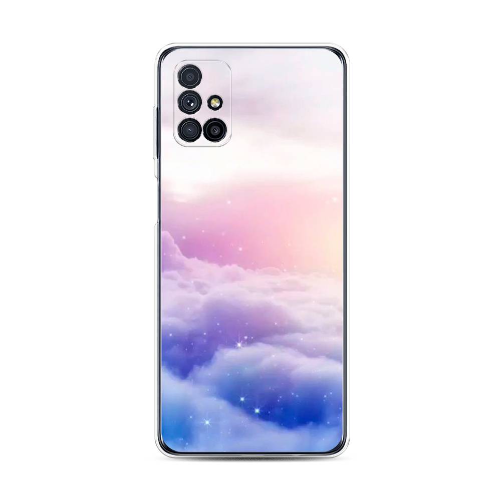 

Чехол на Samsung Galaxy M31s "Небеса", Голубой;белый;розовый, 2101450-2