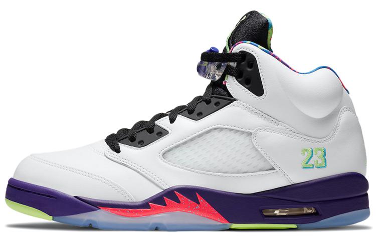 

Кеды унисекс Jordan Air Jordan 5 retro ghost green 2020 белые 41 EU, Белый, Air Jordan 5 retro ghost green 2020