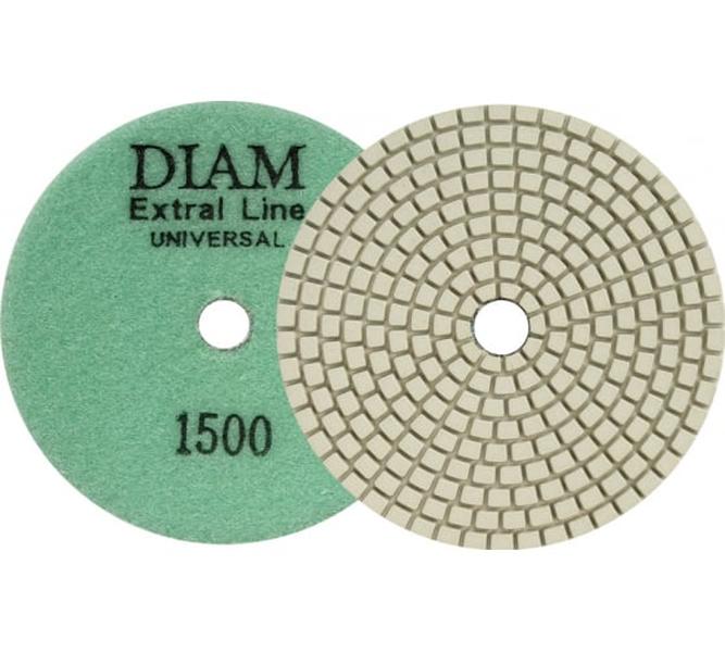 Круг алмазный гибкий шлифовальный Extra Line Universal №1500 (100х2.5 мм; сухая/мокрая) DI