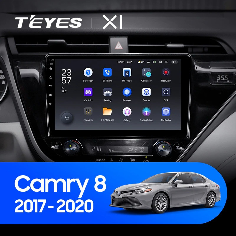 Автомобильная магнитола Teyes X1 4G 232 Toyota Camry 8 XV 70 2017-2020 2860000₽