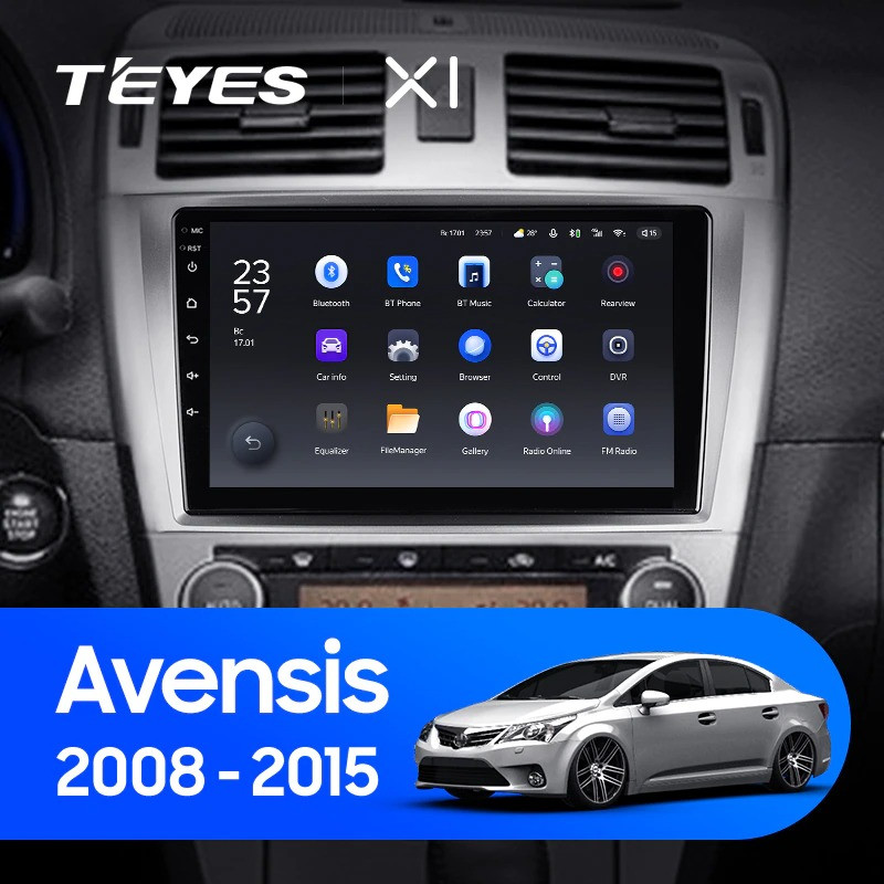 Автомобильная магнитола Teyes X1 4G 232 Toyota Avensis 3 2008-2015 2580000₽