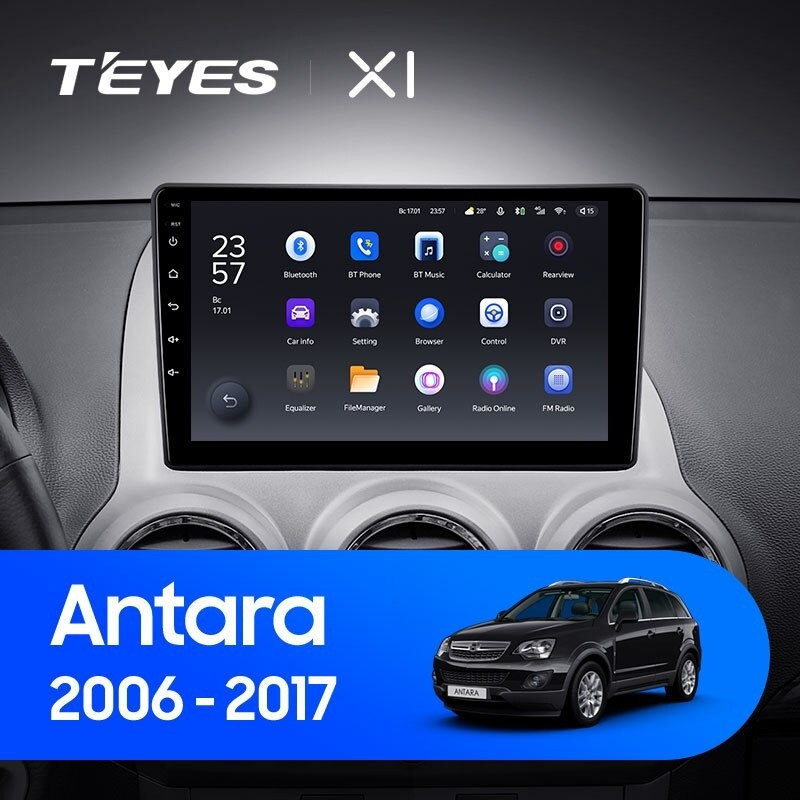 Автомобильная магнитола Teyes X1 4G 232 Opel Antara 1 2006-2017 3100000₽