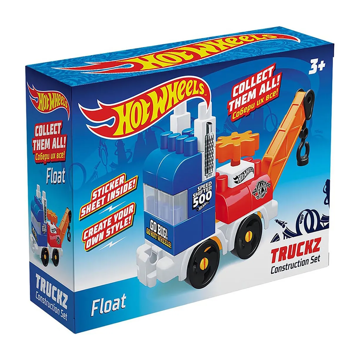 Машинка конструктор 761 hot wheels серия truckz в ассортименте