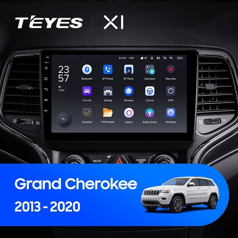 Автомобильная магнитола Teyes X1 4G 232 Jeep Grand Cherokee WK2 2013-2020 2850000₽