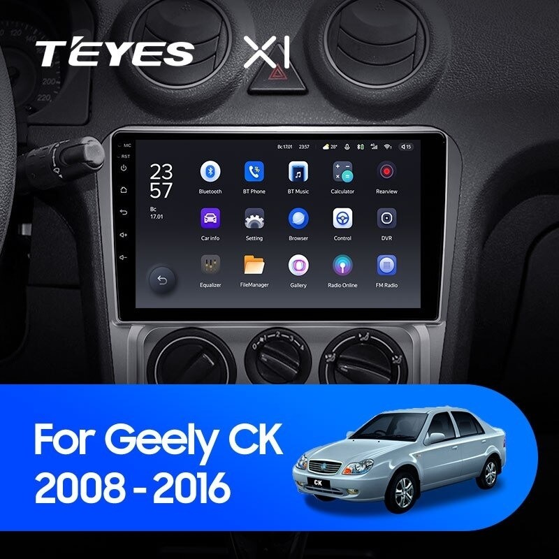 Автомобильная магнитола Teyes X1 4G 232 Geely CK 2008-2016 2520000₽