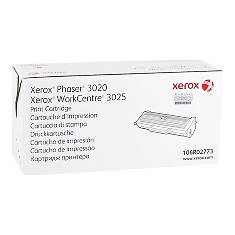 

Картридж для лазерного принтера Xerox (106R02773) черный, оригинальный