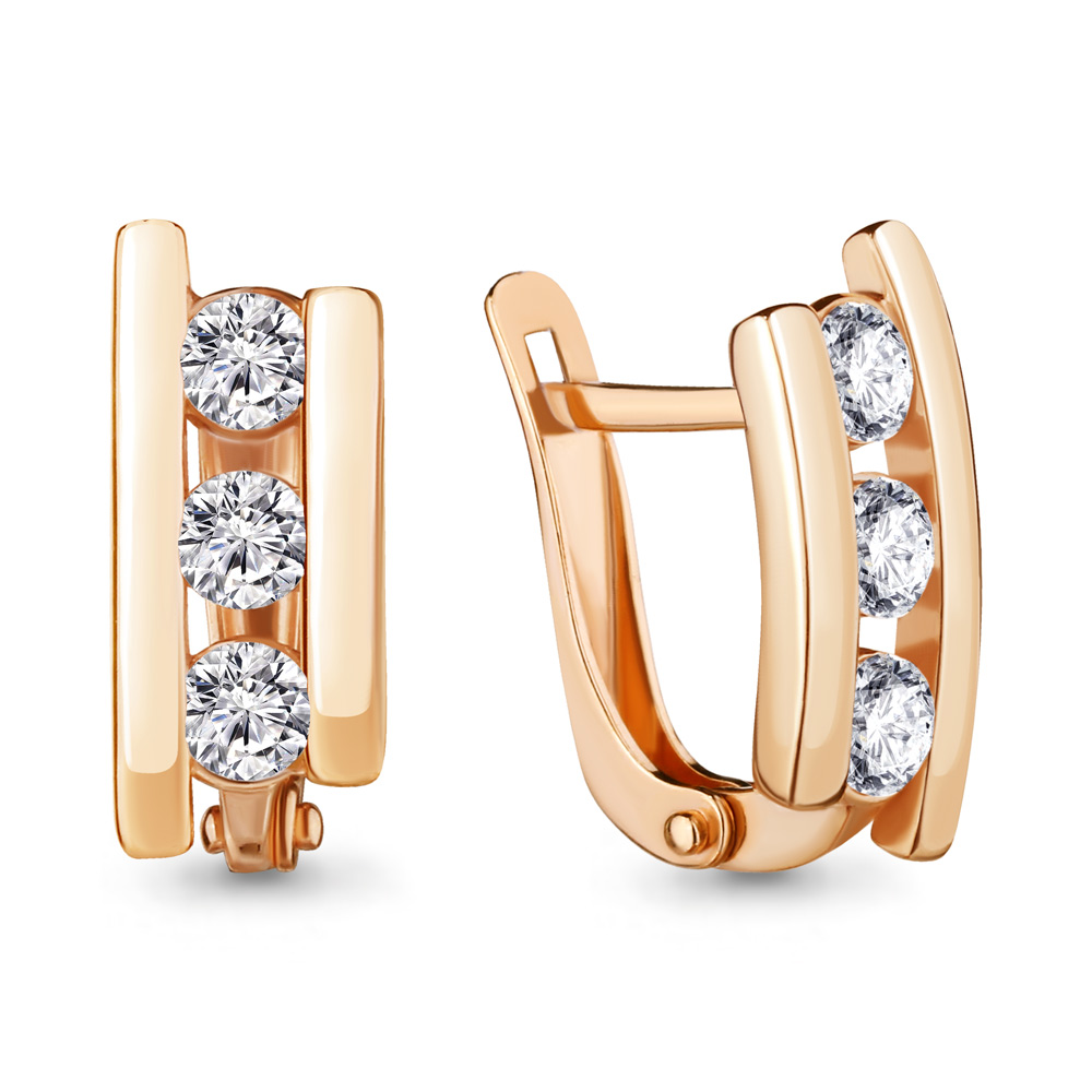 

Серьги из серебра с фианитом Aquamarine Aquamarine 434501_925_з, 434501_925_з