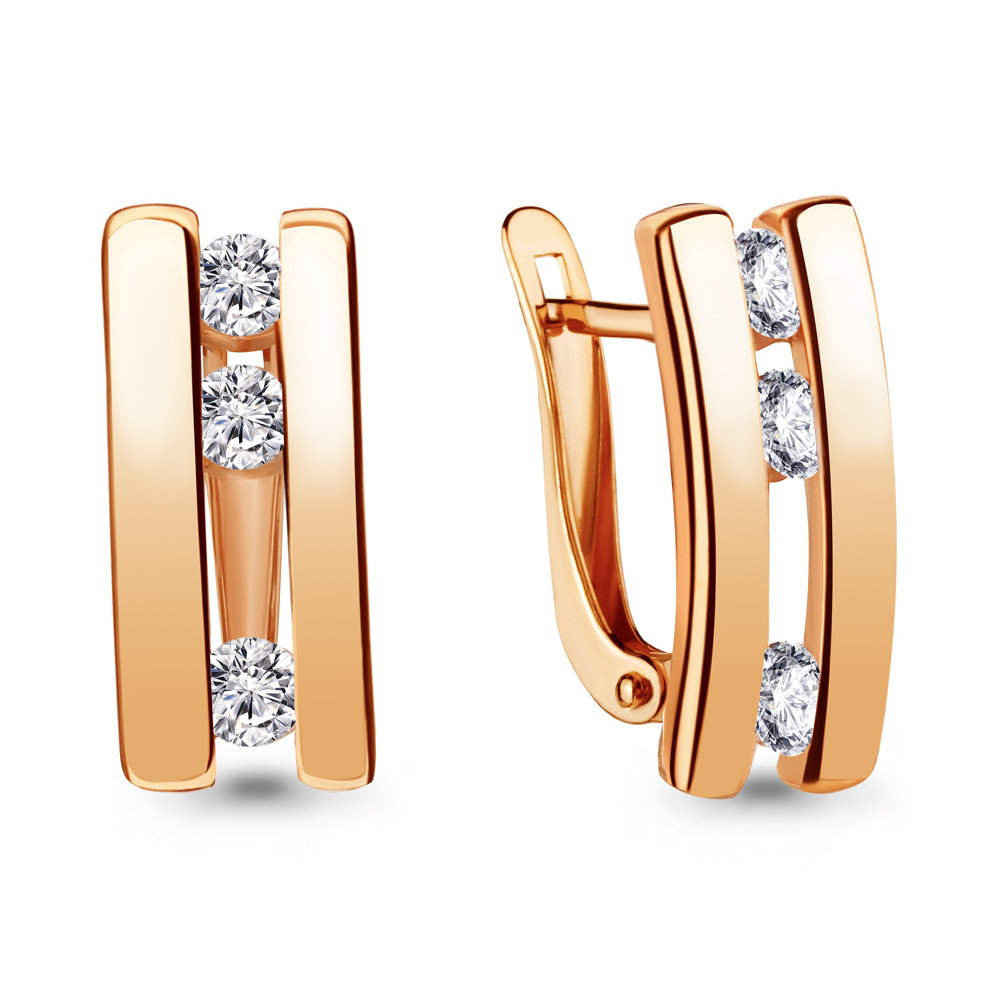 

Серьги из серебра с фианитом Aquamarine Aquamarine 434391_925_з, 434391_925_з