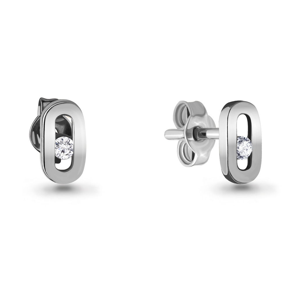 

Серьги из серебра с фианитом Aquamarine Aquamarine 43438_925_р, 43438_925_р