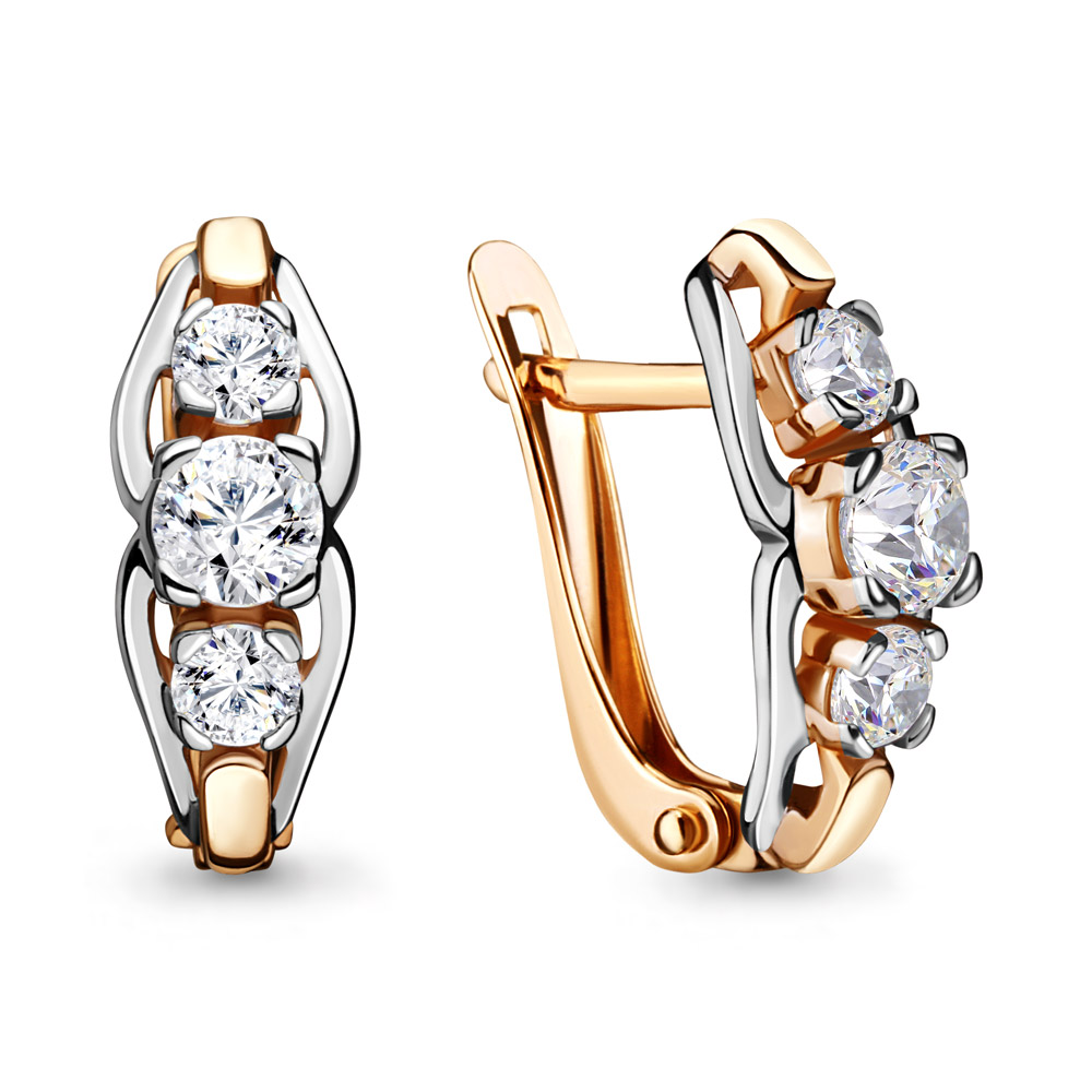 

Серьги из серебра с фианитом Aquamarine Aquamarine 43428_925_з, 43428_925_з