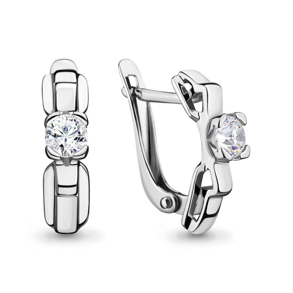 

Серьги из серебра с фианитом Aquamarine Aquamarine 43426_925_р, 43426_925_р