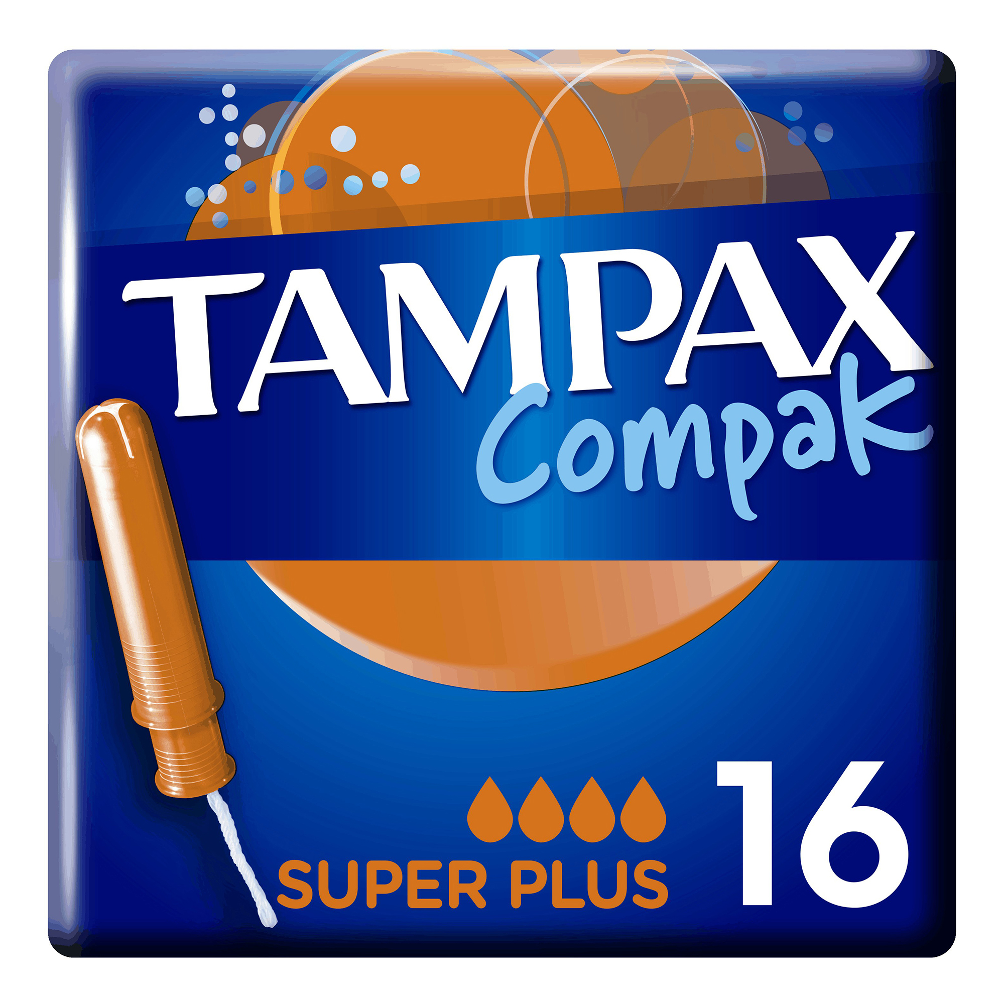 Тампоны гигиенические Tampax Compak Super plus Duo с аппликатором 16 шт