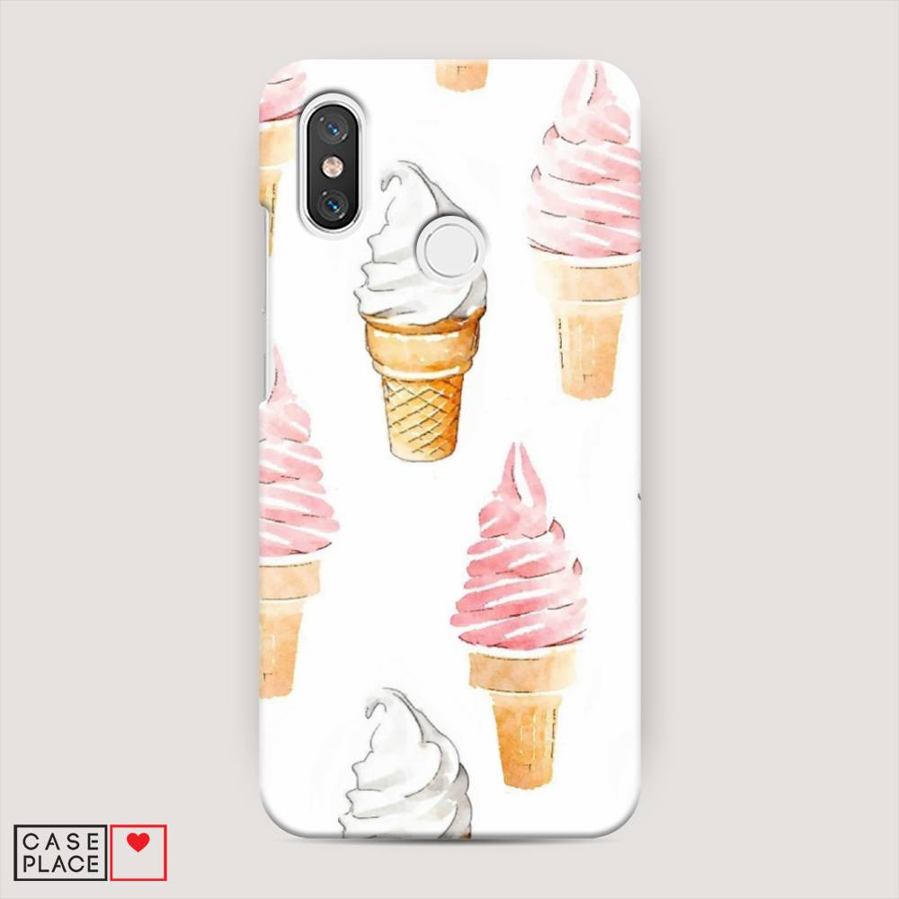 

Пластиковый чехол "Нарисованное мороженое" на Xiaomi Mi 8, 33520-7