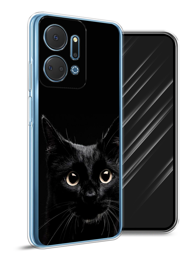

Чехол Awog на Honor X7A Plus "Добрый кот", Черный, 6121850-1