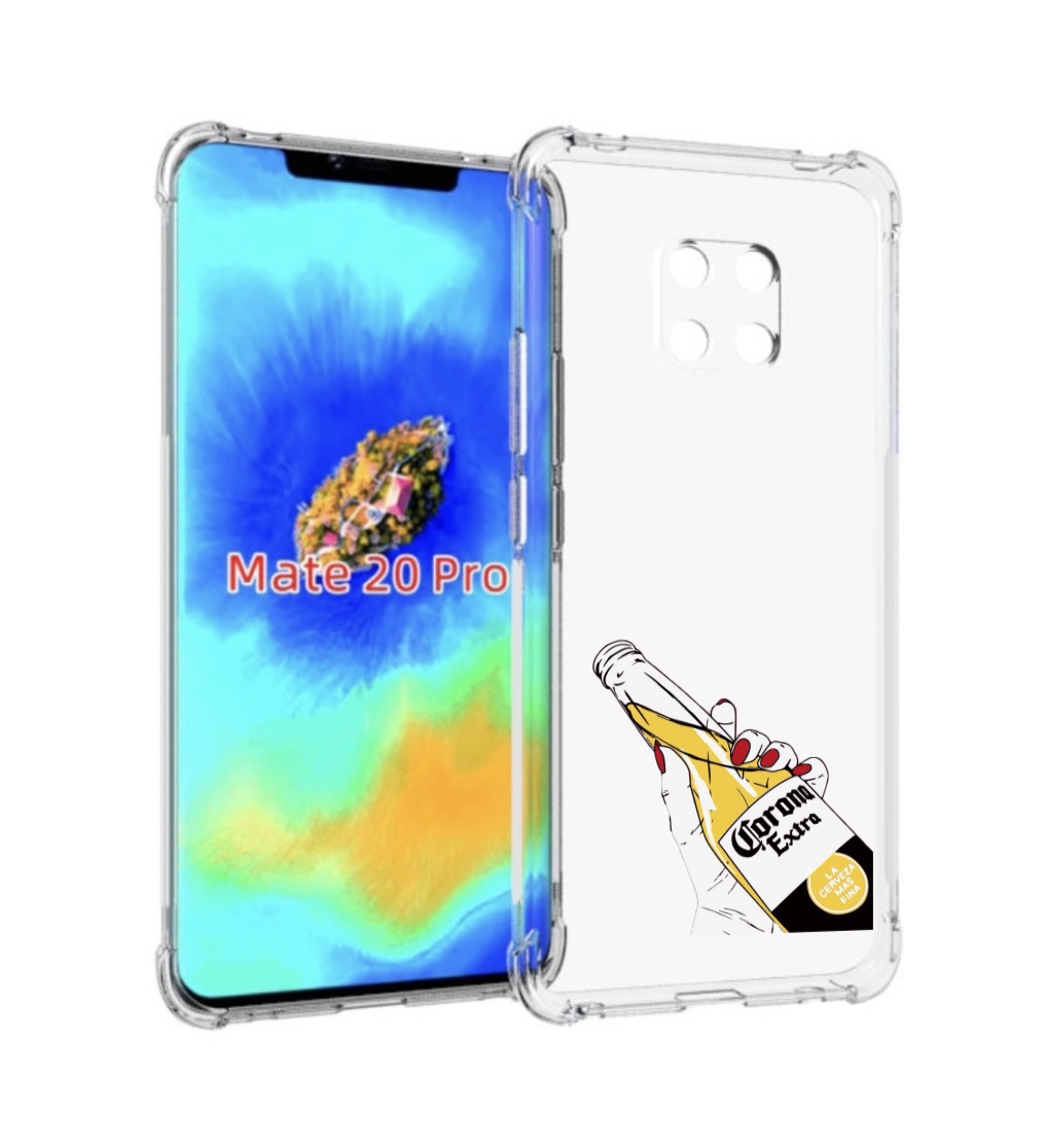 

Чехол MyPads корона екстра для Huawei Mate 20 Pro/Mate 20 RS 6.39, Прозрачный, Tocco