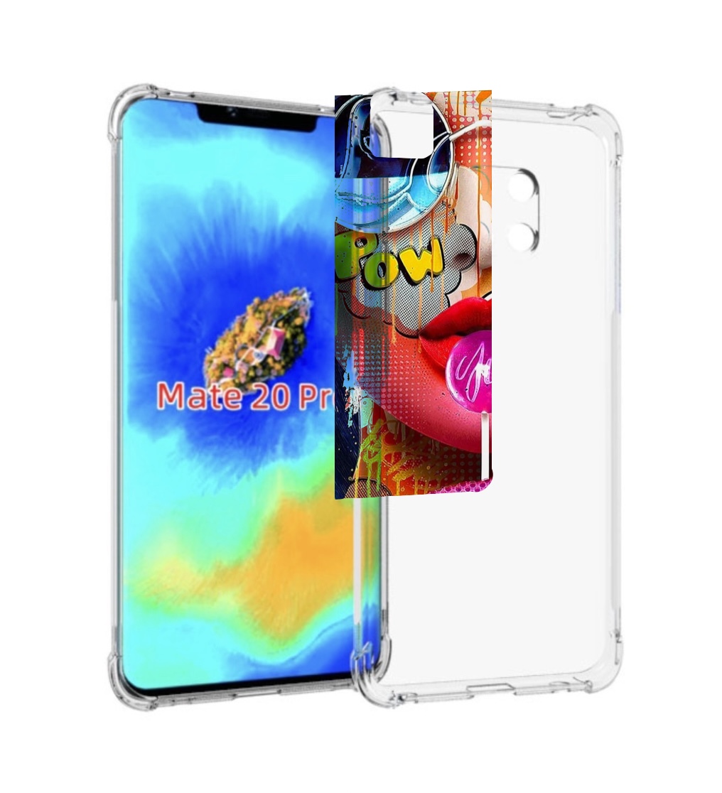 Чехол MyPads комикс-девушка женский для Huawei Mate 20 Pro/Mate 20 RS 6.39