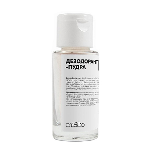 Дезодорант-пудра, 30 мл - mi&ko