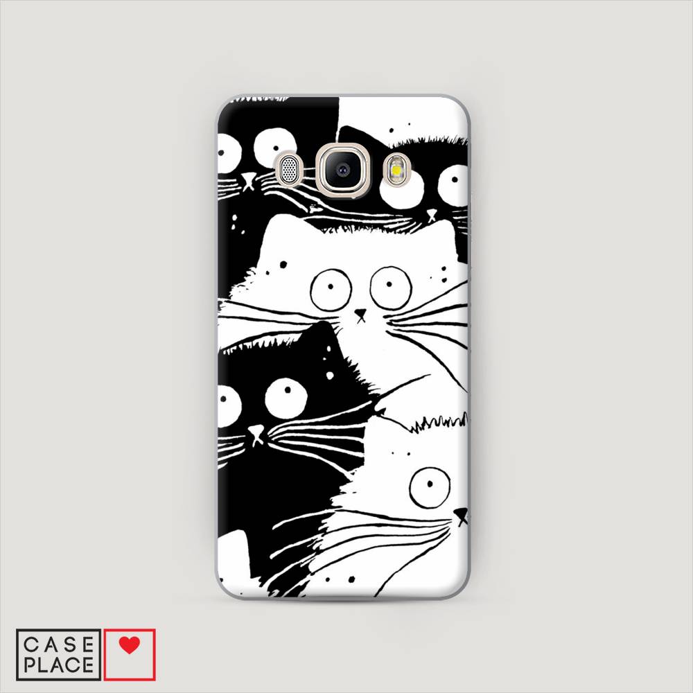 

Чехол Awog "Коты черно-белые" для Samsung Galaxy J5 2016