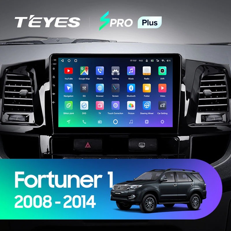 Автомобильная магнитола Teyes SPRO Plus 432 Toyota Fortuner 2008-2014 F2 3691500₽