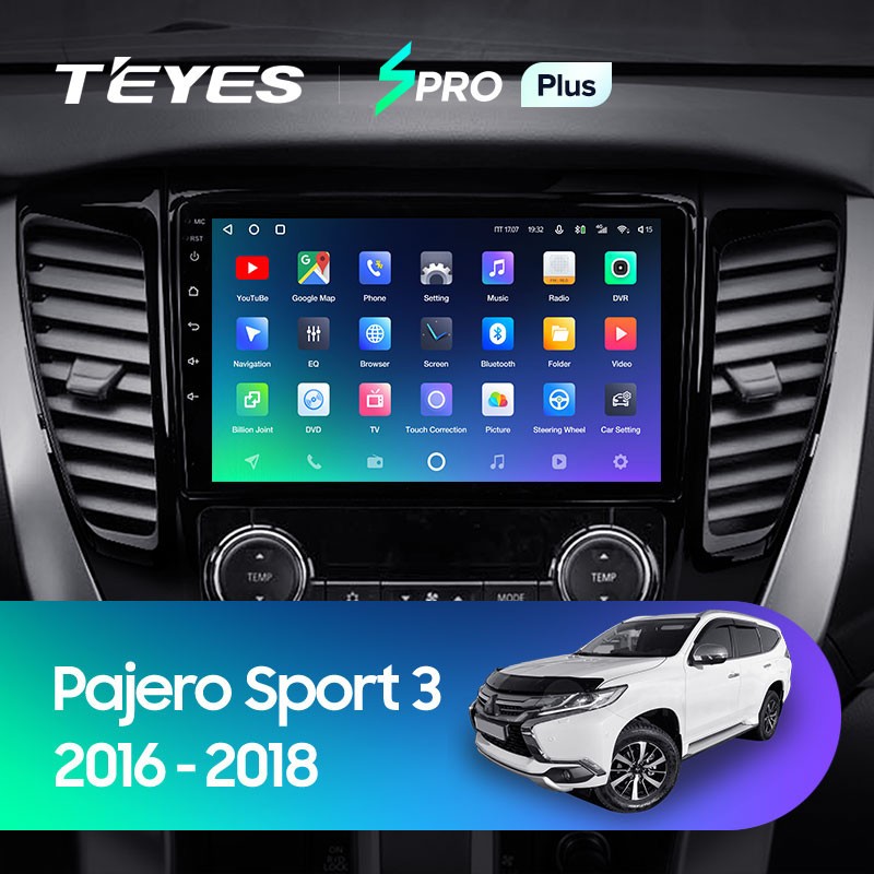 Автомобильная магнитола Teyes SPRO Plus 432 Mitsubishi Pajero Sport 3 2016-2018 3622500₽