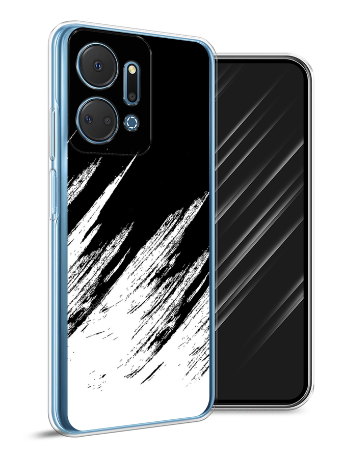 

Чехол Awog на Honor X7A Plus "Черно белые брызги", Черный;белый;бежевый, 6121850-1