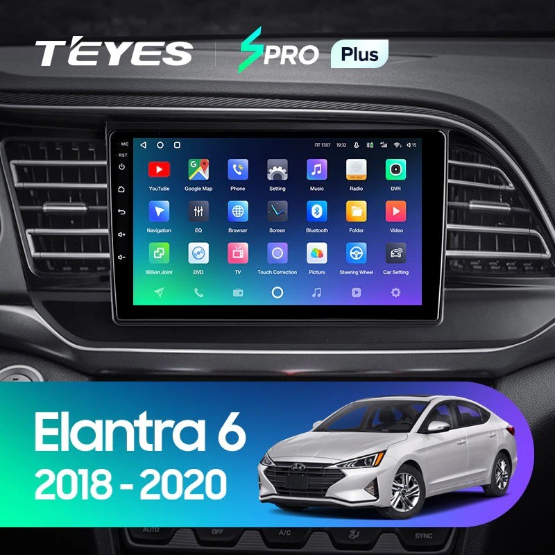 Автомобильная магнитола Teyes SPRO Plus 432 Hyundai Elantra 6 2018-2020 Тип-A 3542000₽