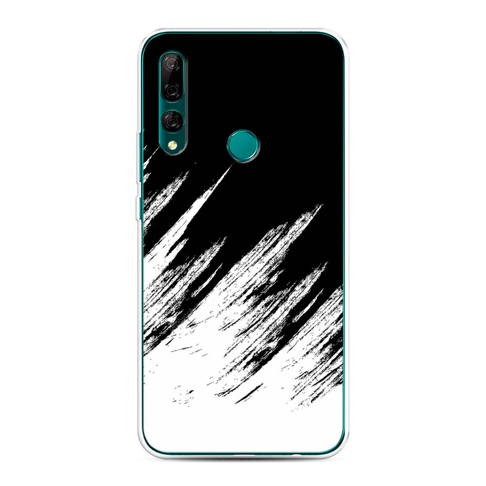 

Чехол Awog на Huawei Y9 Prime 2019 "Черно белые брызги", Черный;белый;бежевый, 611950-3