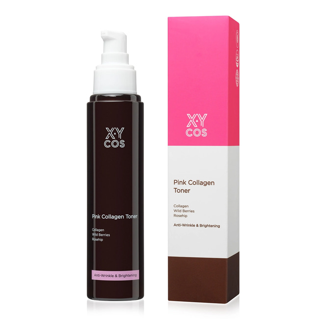 Увлажняющий тонер для лица с коллагеном XYCos Pink Collagen Toner xycos тонер для лица органический питательный с прополисом vita propolis