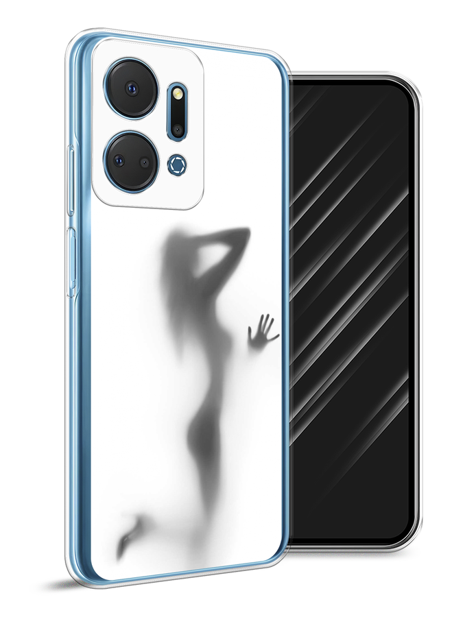 

Чехол Awog на Honor X7A Plus "Стекло в душе", Белый;серый;черный, 6121850-1