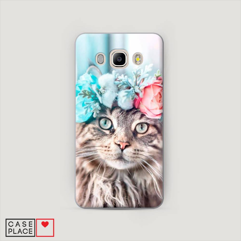 

Чехол Awog "Кот в венке" для Samsung Galaxy J5 2016