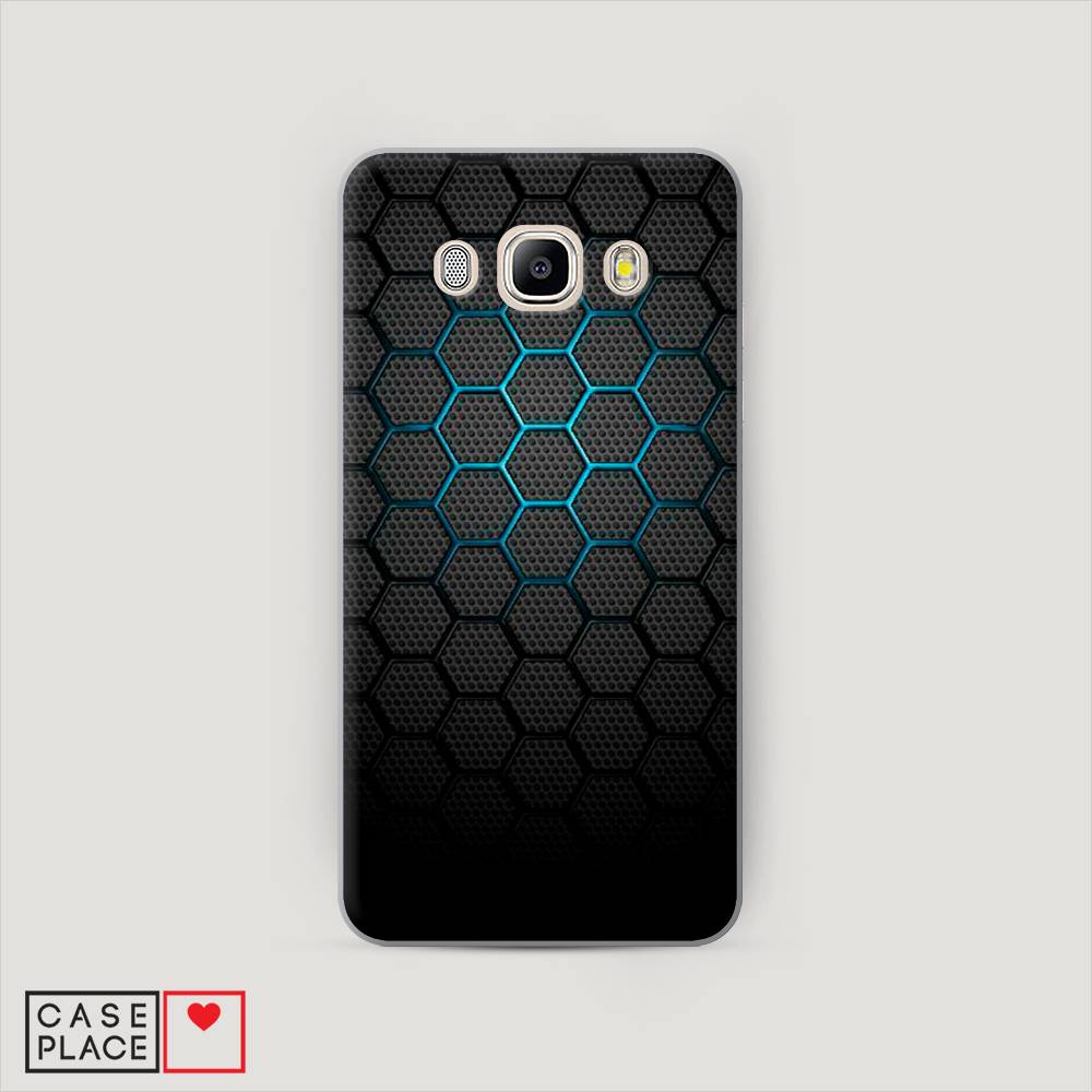 

Чехол Awog "Бирюзовые соты" для Samsung Galaxy J5 2016