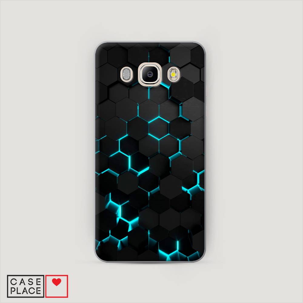 

Чехол Awog "Соты бирюзовые" для Samsung Galaxy J5 2016