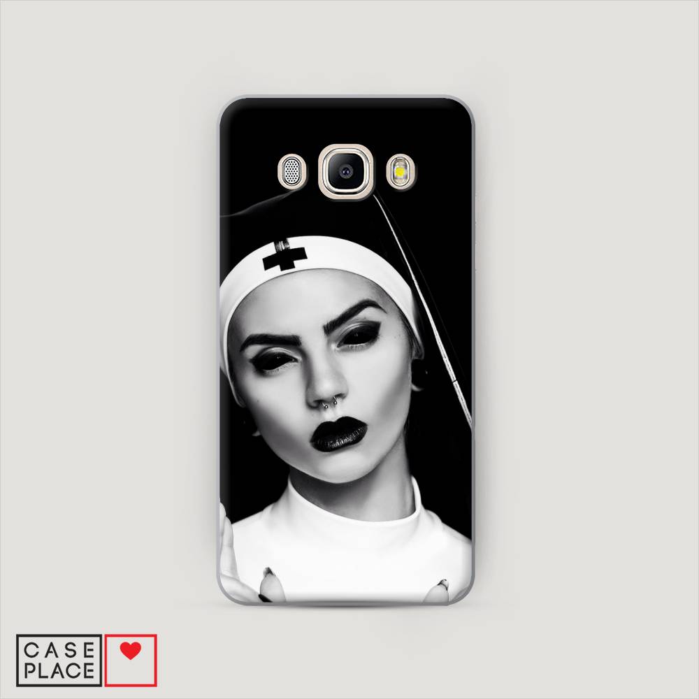 

Чехол Awog "Черная монашка" для Samsung Galaxy J5 2016