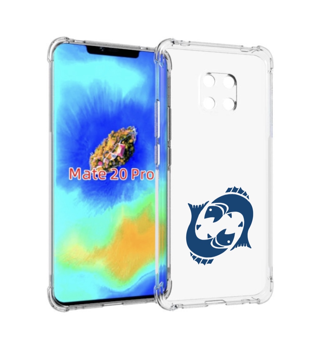 

Чехол MyPads знак-зодиака-рыбы-7 для Huawei Mate 20 Pro/Mate 20 RS 6.39, Прозрачный, Tocco
