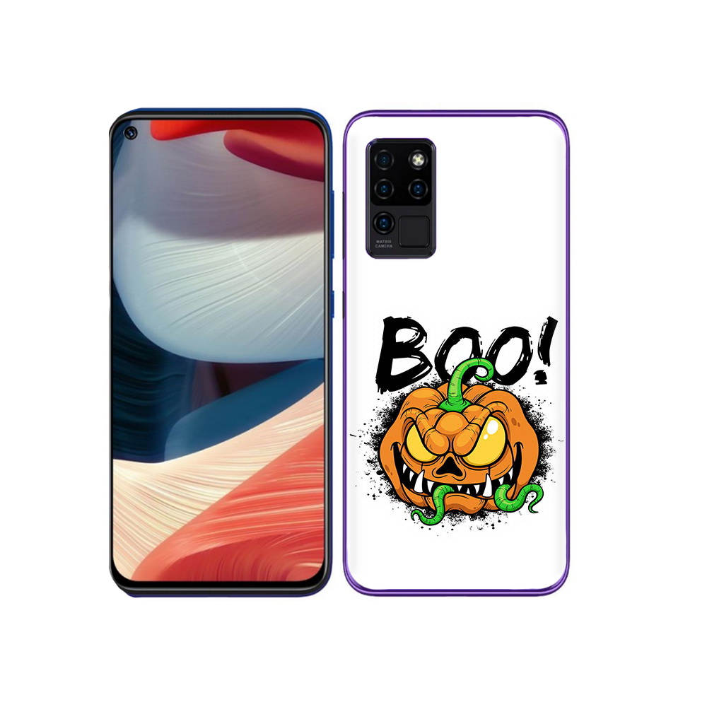 

Чехол MyPads Tocco для Oukitel C21 Хэллоуин бу, Прозрачный, Tocco