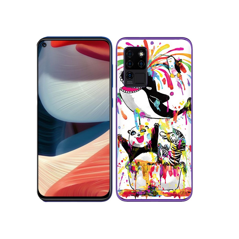 

Чехол MyPads Tocco для Oukitel C21 Хиппи кит, Прозрачный, Tocco