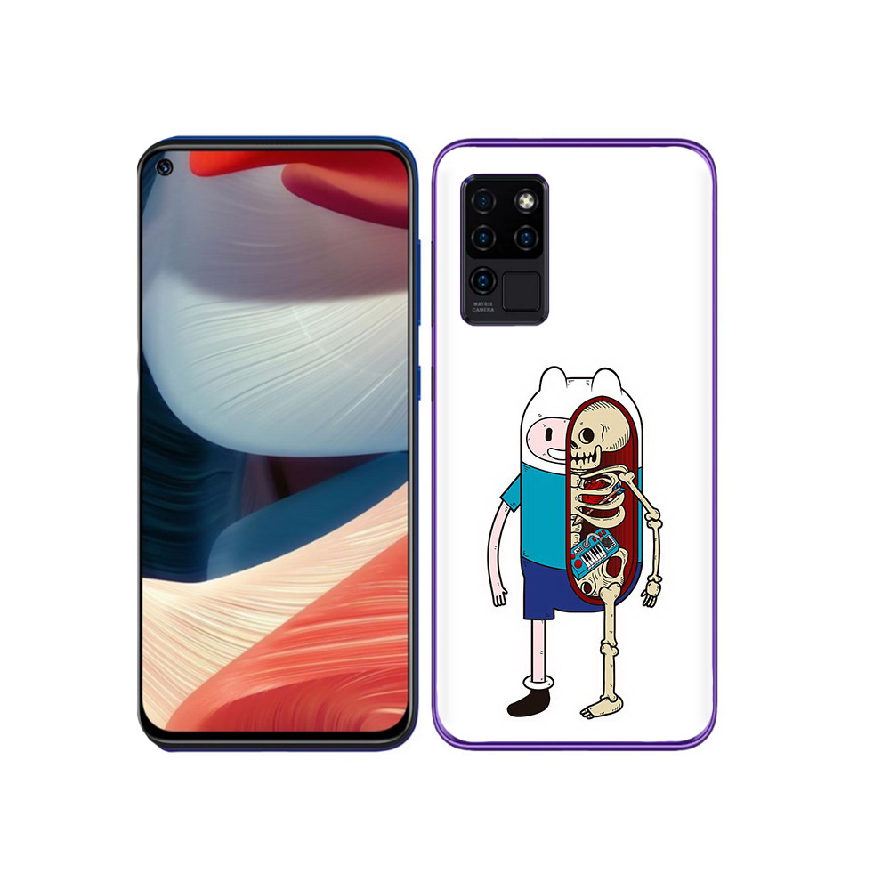 

Чехол MyPads Tocco для Oukitel C21 Финн скелет, Прозрачный, Tocco