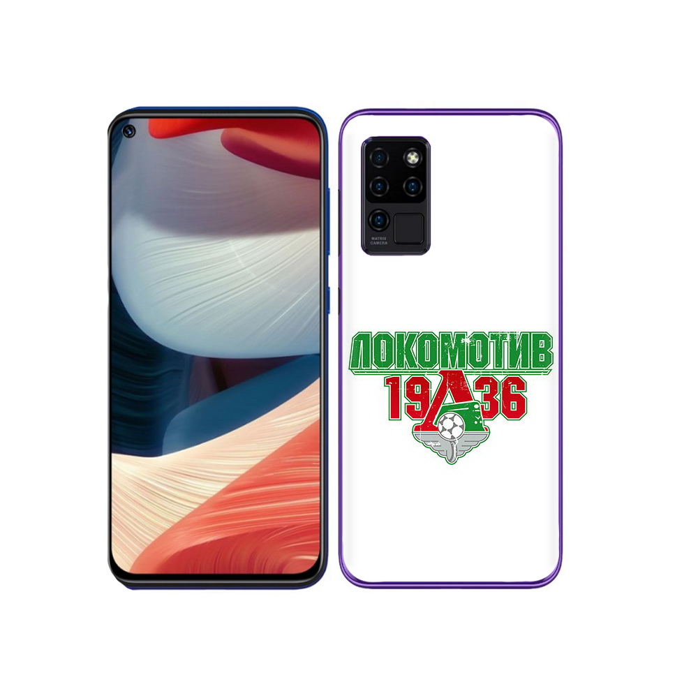 

Чехол MyPads Tocco для Oukitel C21 ФК локомотив 1936, Прозрачный, Tocco