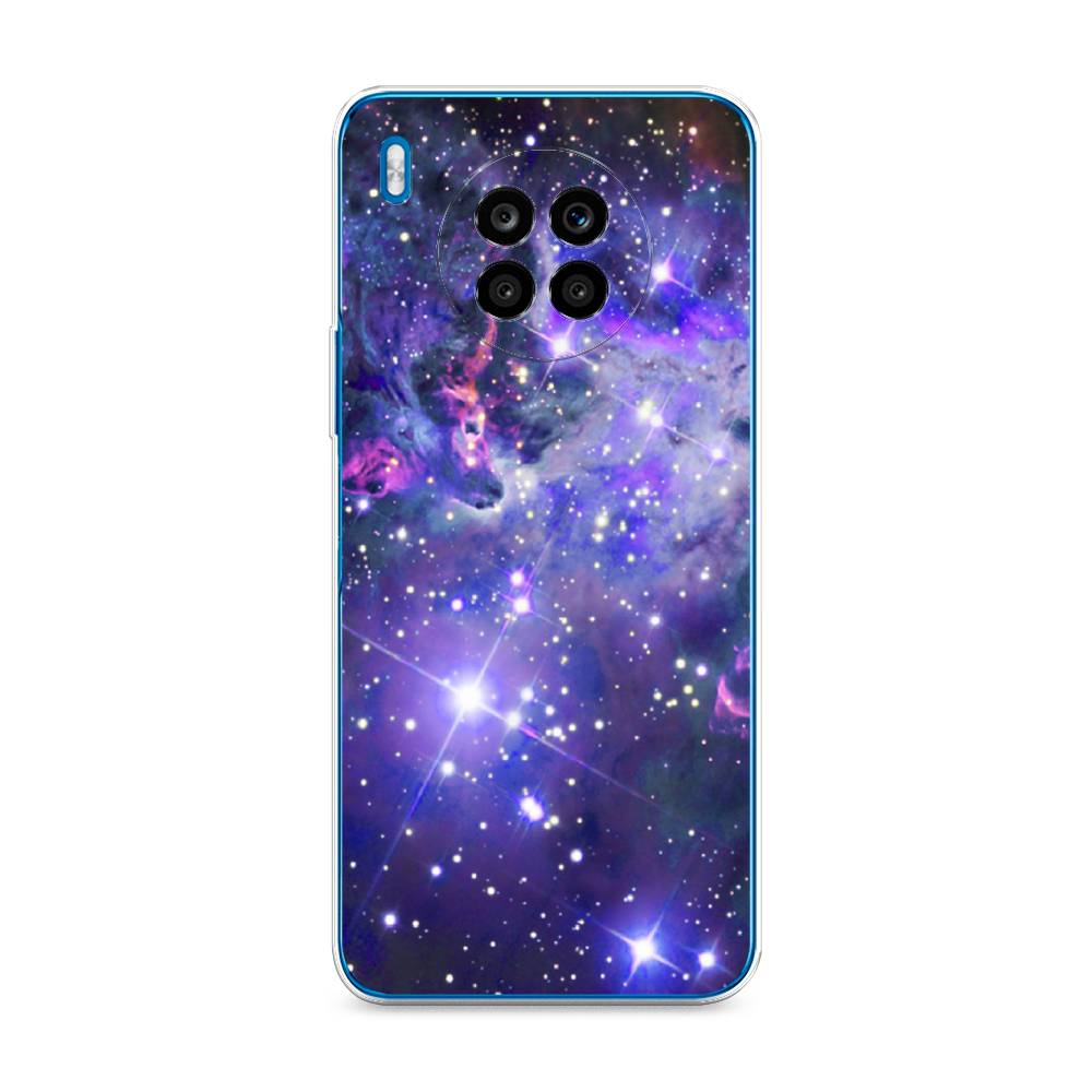 

Чехол Awog на Honor 50 Lite "Яркая галактика", Фиолетовый, 6106450-4