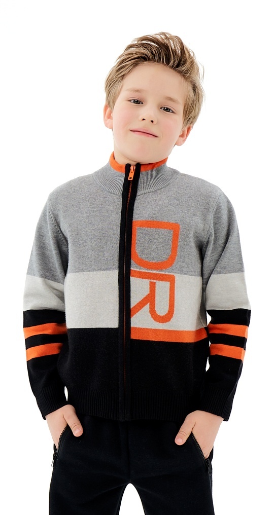 

Кардиган детский Kari Kids AW24C32703215, серый; черный, 110, 232759
