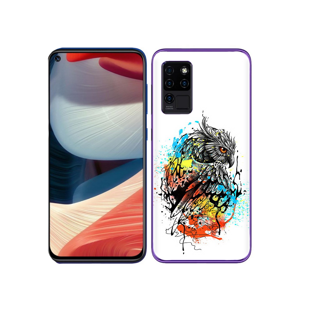 

Чехол MyPads Tocco для Oukitel C21 Творческая сова, Прозрачный, Tocco