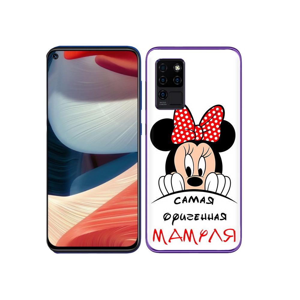 

Чехол MyPads Tocco для Oukitel C21 Самая лучшая мамуля Мини Маус, Прозрачный, Tocco