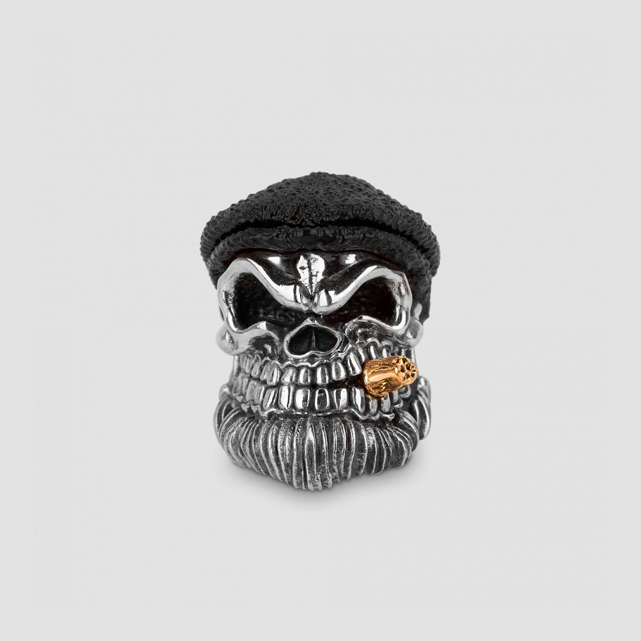 Бусина на темляк Гангстер, OLD CASTER, 2.3х2.5х2.0 см, бронза, нейзильбер ГА