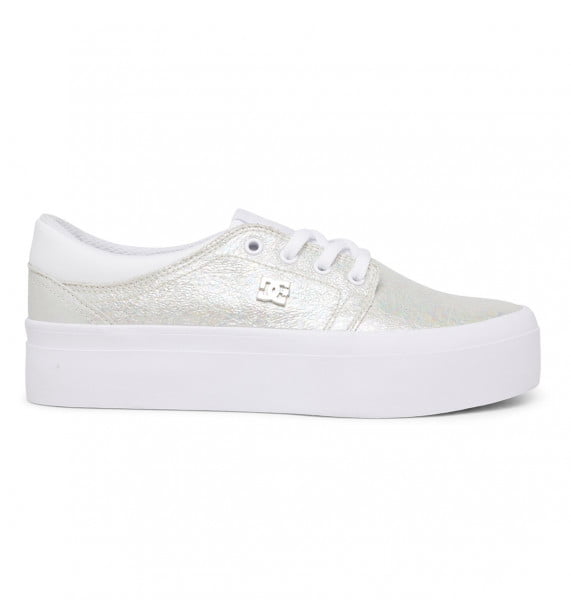 

Кеды женские DC SHOES ADJS300254-XWWW серебристые 36 EU, ADJS300254-XWWW