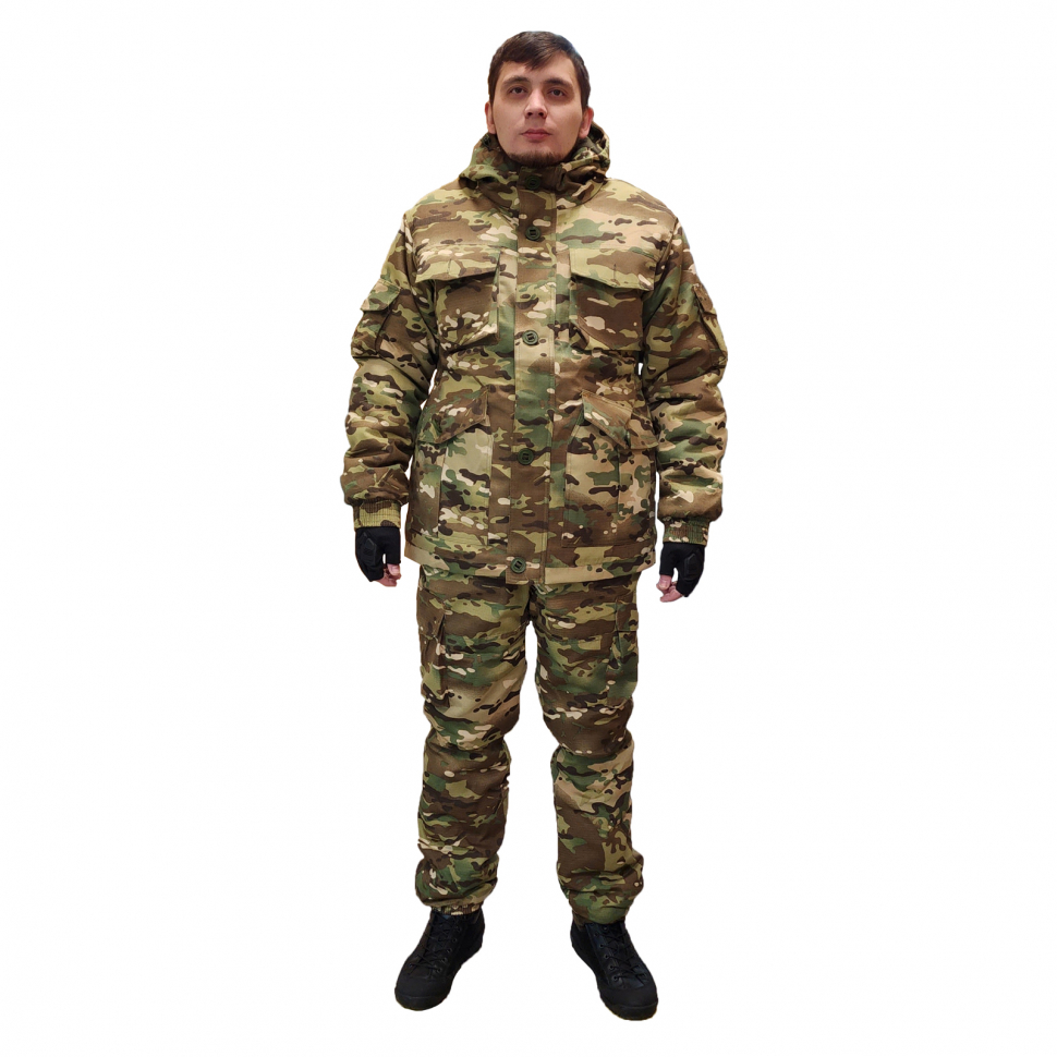

Мужской зимний камуфляжный костюм (камуфляж) 56-58/179-182, Разноцветный, Т0190