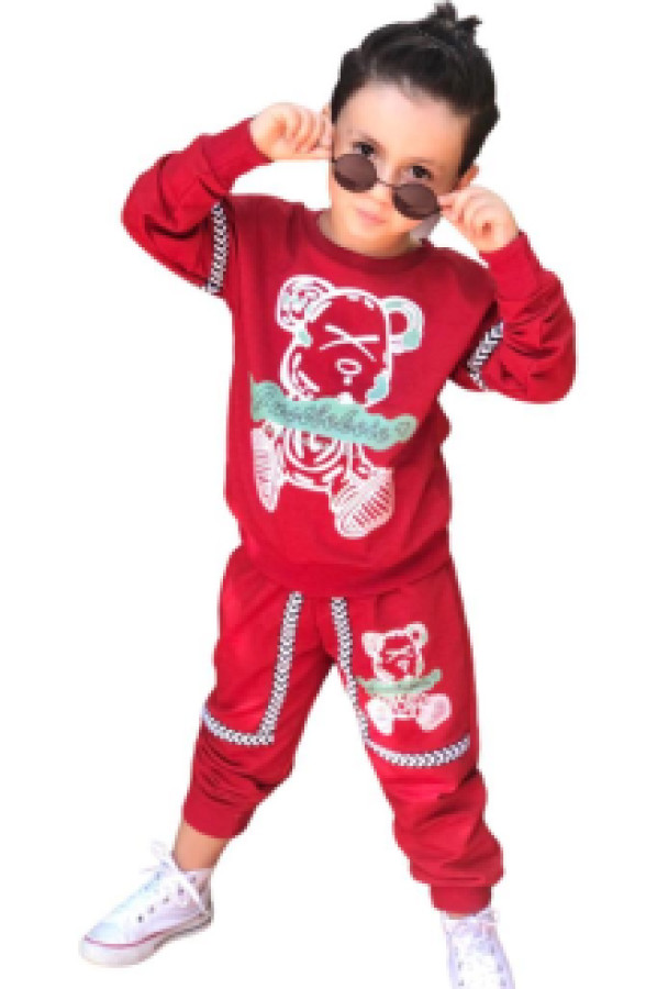 

Спортивный костюм Ricco Tarz 4220909005, 4-5 лет, красный (доставка из-за рубежа), 4220909005