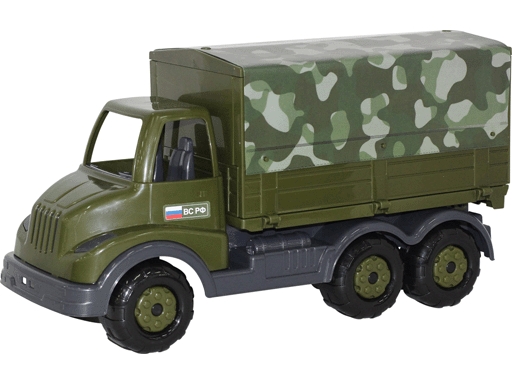 

48776 Автомобиль бортовой тентовый военный "Муромец", Зеленый