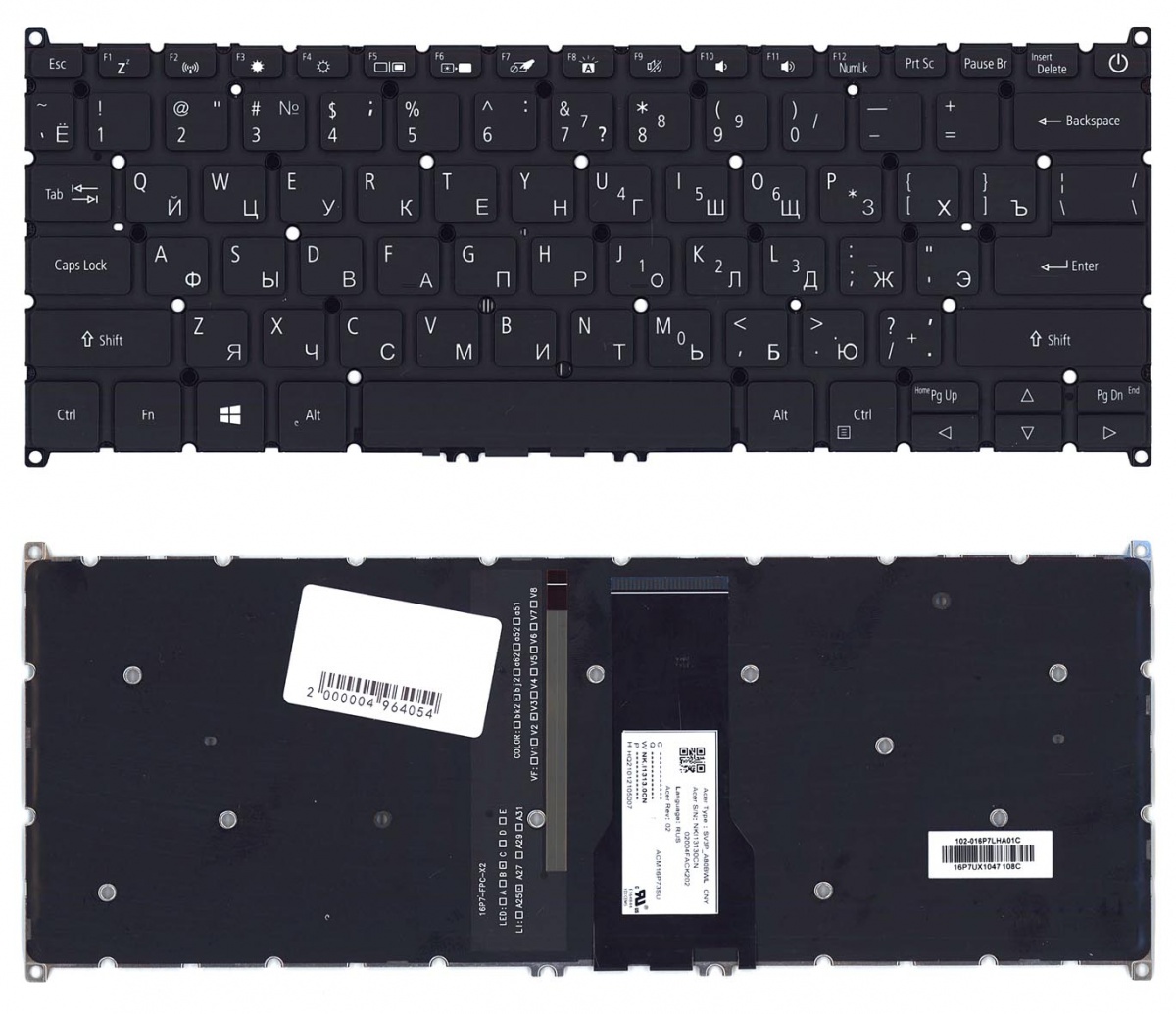 

Клавиатура OEM для ноутбука Acer Aspire A514-52 (100180478V), для Acer Aspire A514-52, p/n: 6B.HDZN8.001